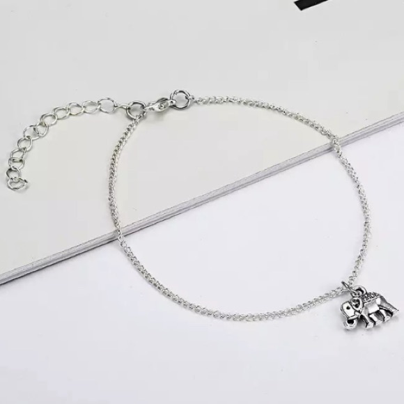 NEW💙💎ELEPHANT🐘SUN🌞SILVERY ANKLET💍BUNDLE🐘💎💙 - Picture 7 of 15